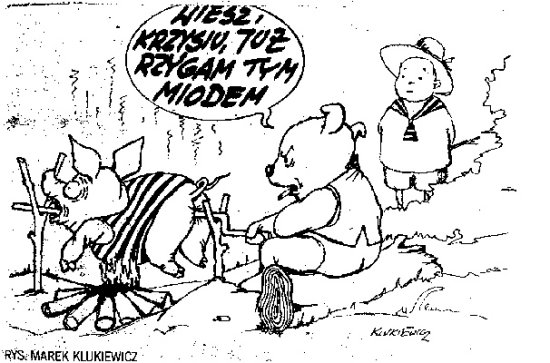 Kubu¶ Puchatek ju¿ nie lubi miodu